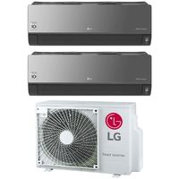 LG – Climatiseur réversible 12000 BTU – Double compresseur Inverter – Wi-Fi intégré – Efficacité A++ – Design miroir élégant