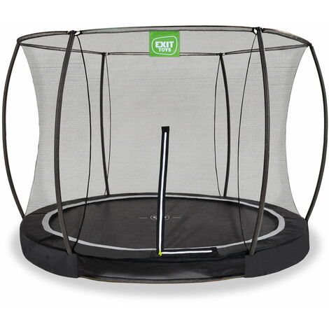 EXIT Black Edition ground trampoline 8ft - black