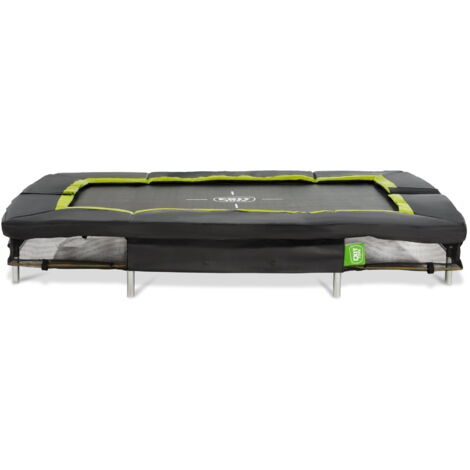 EXIT Silhouette Ground Sports Trampoline 5x7ft – Black