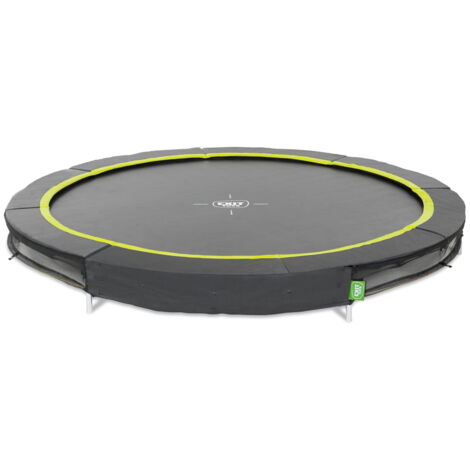 EXIT Silhouette Ground Sports Trampoline 8ft – Black