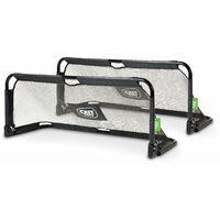 EXIT Panna foldable steel football goal 5x2ft (set of 2) - black