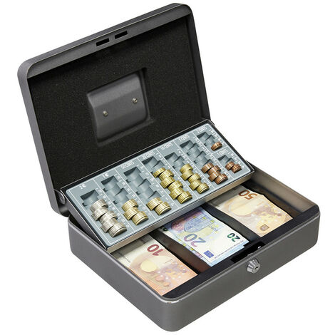 Caisse à Monnaie Enregistreuse Cassette Sécurité Coffre-Fort Acier  Inoxydable Portable - Cdiscount Beaux-Arts et Loisirs créatifs
