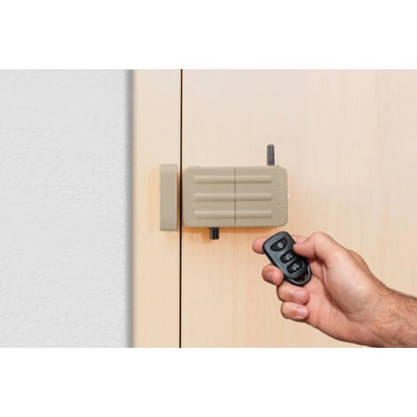 ARREGUI CI10 Verrou électronique, serrure invisible, 4 télécommandes, Doré