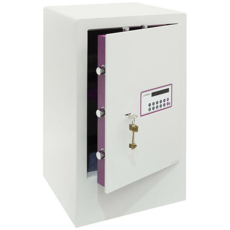 Arregui – Coffre-fort à code et clé 150090 – Double sécurité avec pênes rotatifs – Acier anti-perforant – Dimensions 62x38,5x36 cm – 71L