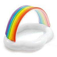 Piscina con Toldo Arco Iris Infantil - Intex 57141