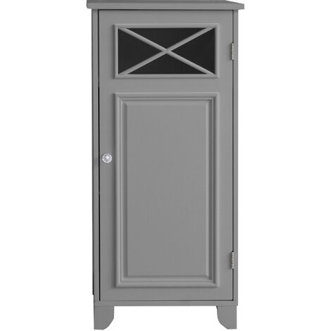 Teamson Home Armoire De Plancher Dawson Avec 1 Porte Gris EHF-6834G (1/5)