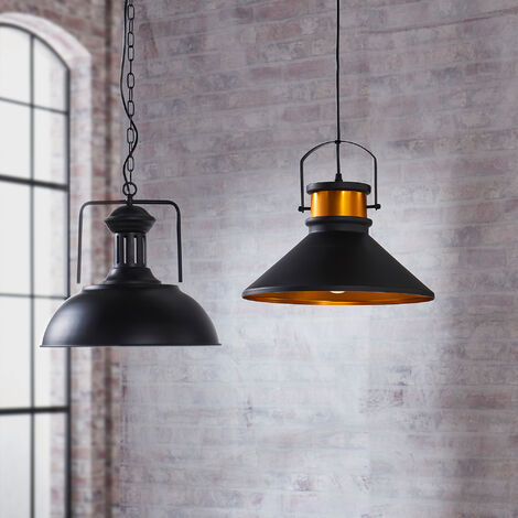 Lampe suspendue Piastra suspension lustre noir VN-L00035-EU