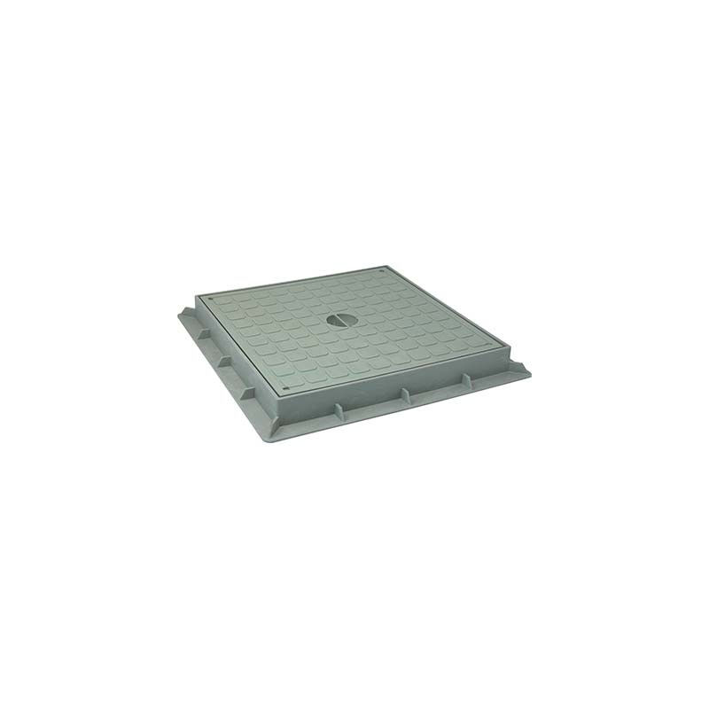 CHIUSINO X POZZETTO DERIVAZIONE • PLASTICA CM 30X30 + TELAIO