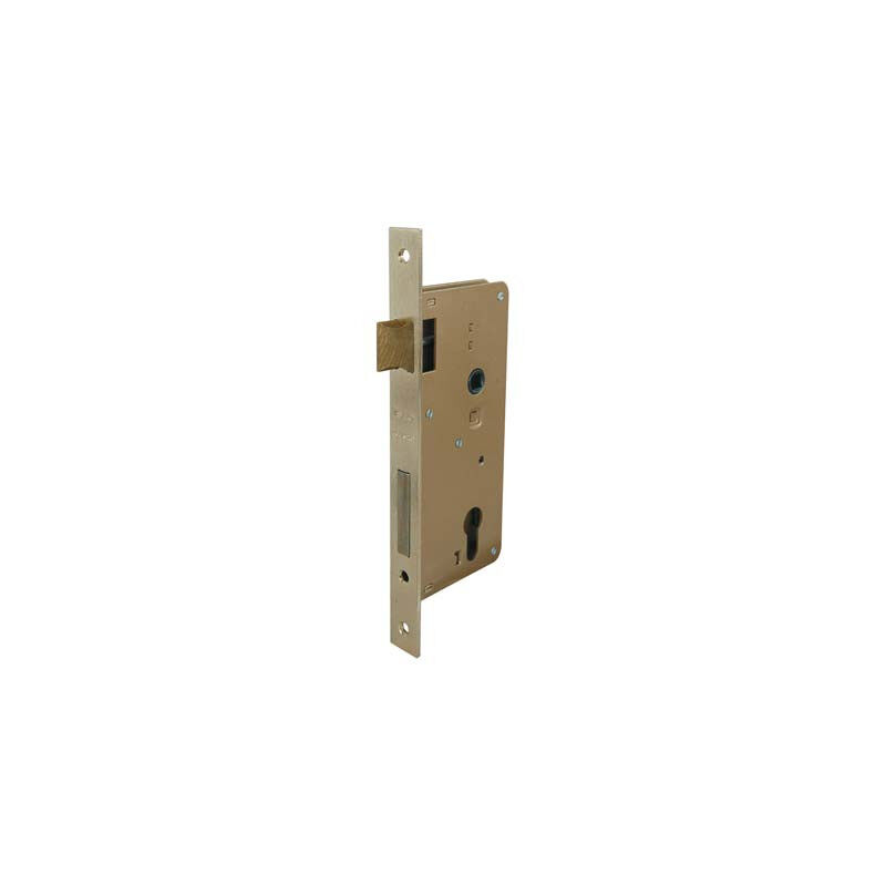 SERRATURA LEGNO INFILARE 200 ISEO • B.Q OTTONATO F.MM 22 F.SAGOM M2+SCR+Q8 E.MM 60