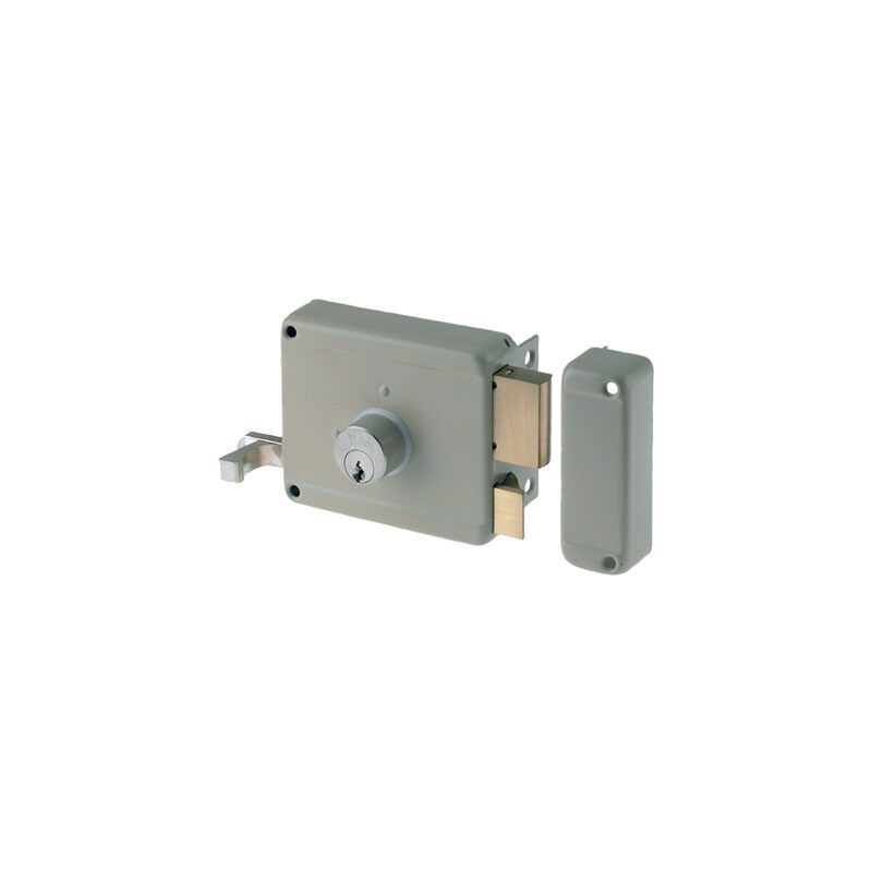 SERRATURA LEGNO APPLICARE 630 YALE • C.TONDO FISSO M2+TIRANTE E.MM 70 DX