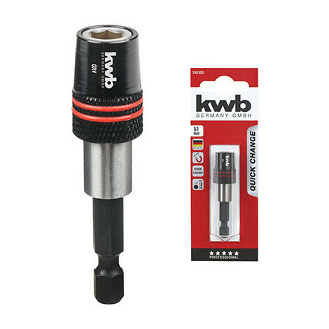 PORTAINSERTO RAPIDO MAGNETICO KWB • ATTACCO 1/4F MM 65