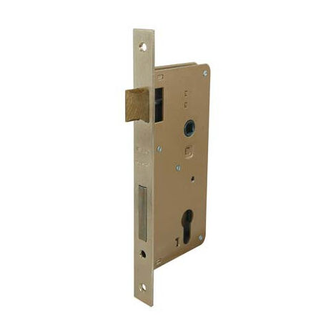 SERRATURA LEGNO INFILARE 200 ISEO • B.Q OTTONATO F.MM 22 F.SAGOM M2+SCR+Q8 E.MM 60