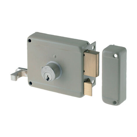 SERRATURA LEGNO APPLICARE 630 YALE • C.TONDO FISSO M2+TIRANTE E.MM 70 DX