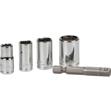 Set 4 Adattatori Chiavi A Bussola - Conversioni 1/4-3/8, 3/8-1/2 In Acciaio Cromo-Vanadio - Foto 8