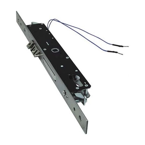 SERRATURA MONTANTE INFILARE ELETTRICA 1418Q OMEC • B.Q INOX F.MM 25 F.SAGOM TRIP+M1+SCR+Q8 E.MM 30