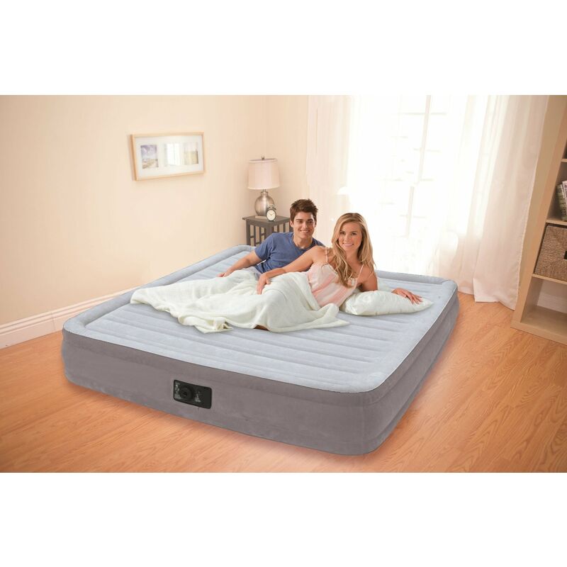 Materasso gonfiabile matrimoniale Intex 67770ND con pompa Airbed Dura-Beam  Comfort-Plush Mid-Rise