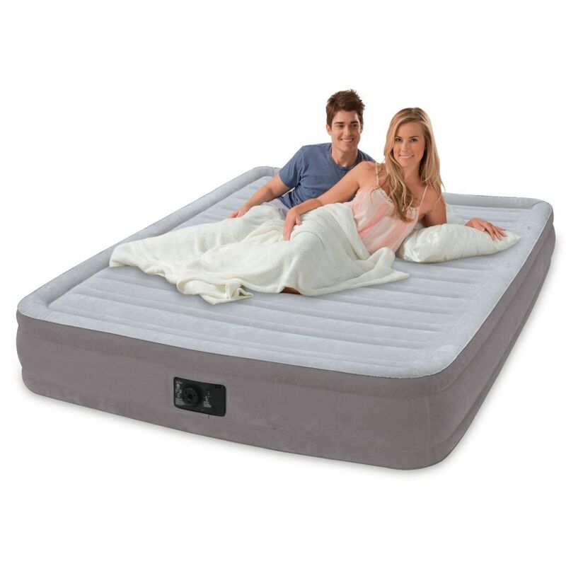 Materasso gonfiabile matrimoniale Intex 67770ND con pompa Airbed Dura-Beam  Comfort-Plush Mid-Rise