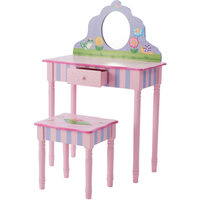 Fantasy Fields 'Magic Garden' Mesa De Tocador Con Espejo Y Taburete Para Niñas TD-13245A