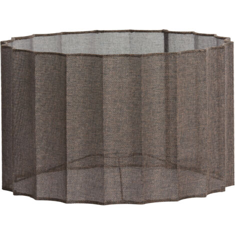 Light & Living - lampenschirm - Disli - braun - textil - Ø 40cm - (1/5)