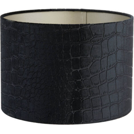 Light & Living - lampenschirm - Praya - schwarz - textil - Ø 20cm