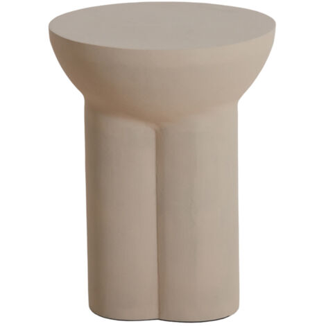 Light & Living POLINNA Beistelltisch matt Sand – Ø39x50 cm (1/5)