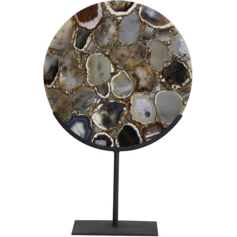 Light & Living Ornament GOUYA aus Achatstein braun + matt schwarz (1/5)