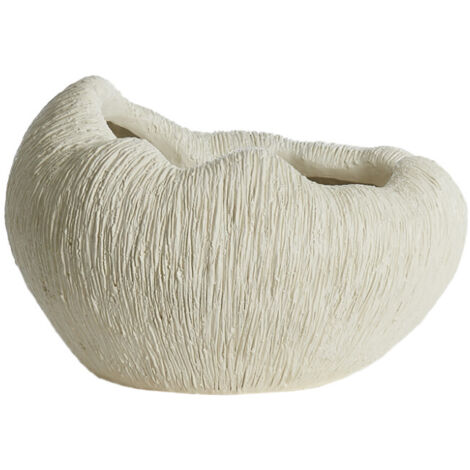 Light & Living Vase DENISA Kunststoff Creme – 34x28x21 cm