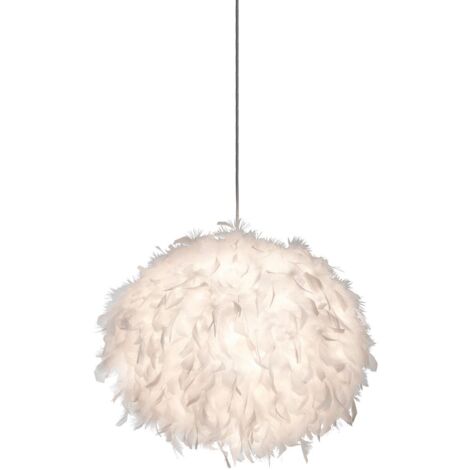 Globo - hängeleuchte - DUCKY - weiß - textil - Ø 40cm - E27 - (1/5)