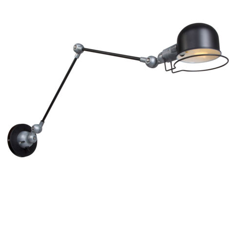 Gelenk Wand Leuchte schwarz Spot Strahler Lampe verstellbar Arbeits Zimmer Beleuchtung 7656ZW