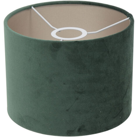 Steinhauer - lampenschirm - Shade - grün - veloursstoff - Ø 20cm