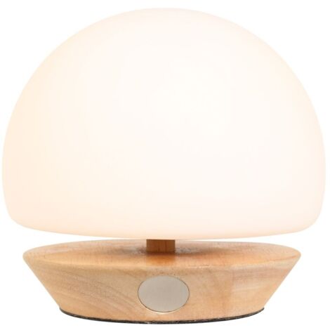 Steinhauer - tischlampe - Ancilla - natürlich - glas holz - Ø (1/5)