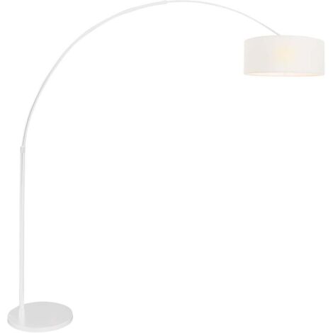 Steinhauer - stehlampe - Sparkled Light - weiß - leinen metall -