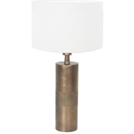 Steinhauer Tischlampe Capri – Bambus & Metall, 30 Cm, E27, Bronze