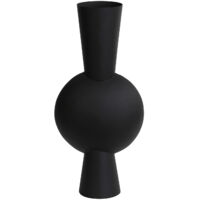 Light & Living Vase Deco Kavandu Mat Schwarz - 26x19x54 cm