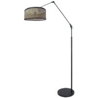 Steinhauer - stehlampe - Prestige Chic - schwarz - bambus metall
