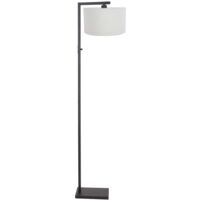 Steinhauer - stehlampe - Stang - schwarz - leinen metall -