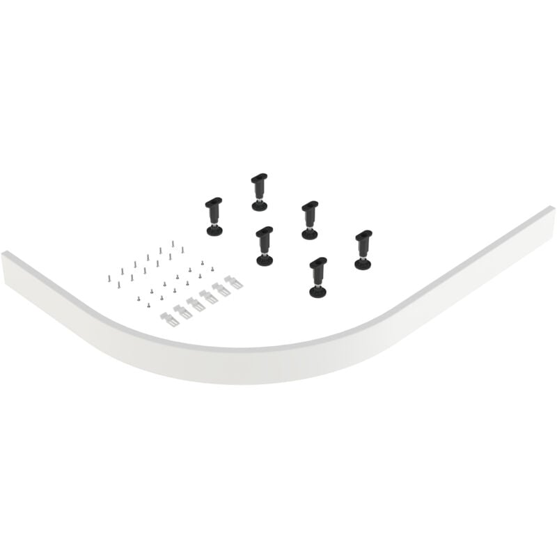 Shower Tray Leg Set & Plinth Kit - White - 900mm Panel