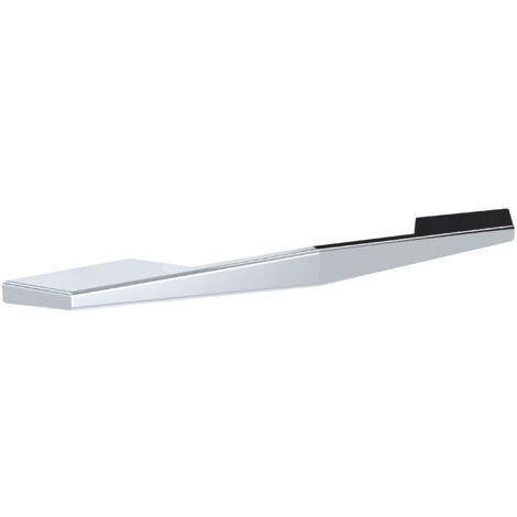 Furniture Handle Angular D Shape Handle, 180mm (160mm Centres) - Chrome