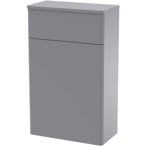 Balterley Swynnerton Traditional Bathroom Floor Standing Concealed Cistern WC Toilet Unit, Satin Grey, 500mm