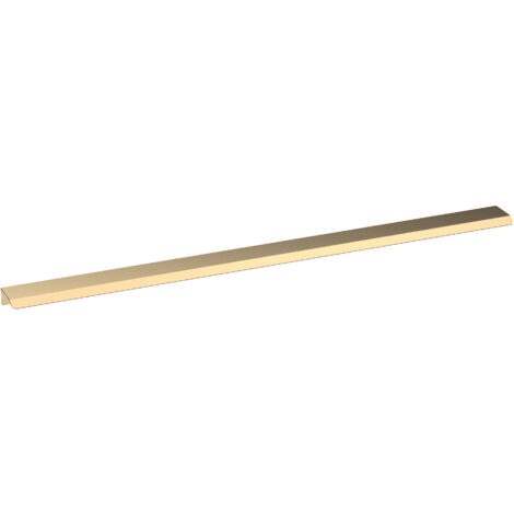 Finger Pull Handle, 500mm (320mm Centres) - Brushed Brass