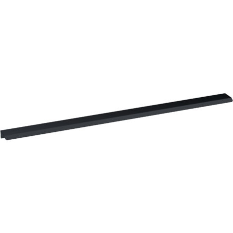 Finger Pull Handle, 500mm (320mm Centres) - Matt Black