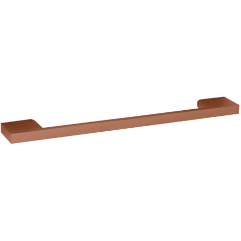 Furniture Handle Square D Shape Handle, 223mm (192mm Centres) - Copper