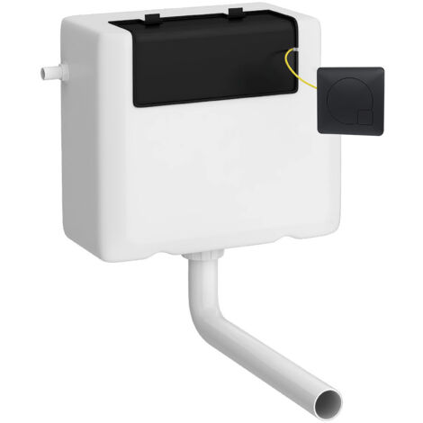 Universal Water Saving Dual Flush Side Inlet & Square Flush Plate ...