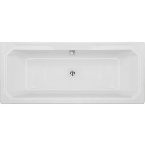 Traditional Straight Double Ended Shower Bath Tub - 1800mm x 800mm