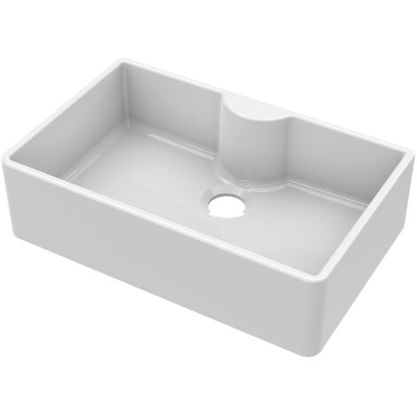 795mm - Single Bowl Butler Kitchen Sink - with Tap Ledge