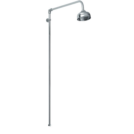 Rigid Riser Shower Kit with Swivel Spout - Chrome (1/2)