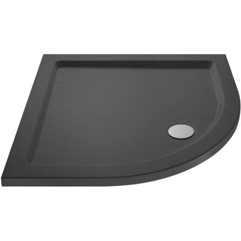 800mm Premium Quadrant Shower Tray - Slate Grey