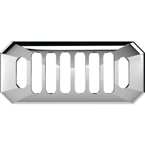 Ceramic Accessories Traditional Grill Overflow Cover - 26mm x 50mm - Chrome