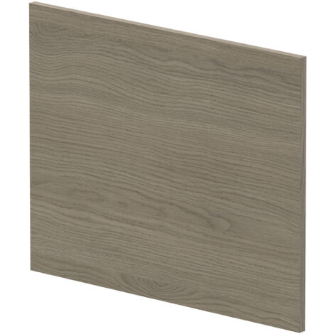 700mm Square MFC Reversible Shower Bath - Woodgrain Solace Oak