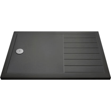 Premium Walk-In Shower Tray 1700mm x 700mm - Slate Grey